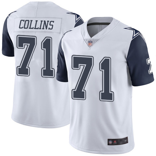 Men Dallas Cowboys Limited White La el Collins #71 Rush Vapor Untouchable NFL Jersey->dallas cowboys->NFL Jersey